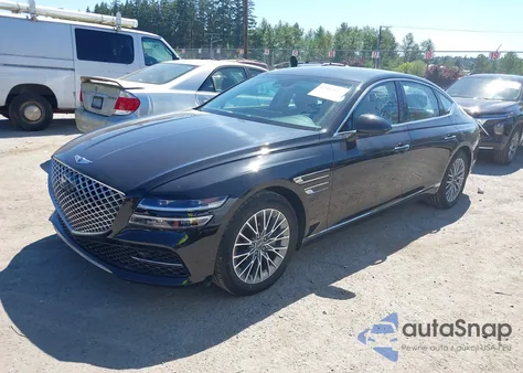 2023 Genesis G80 2.5T Awd z USA, uszkodzony, nr VIN KMTGB4SC2PU185681